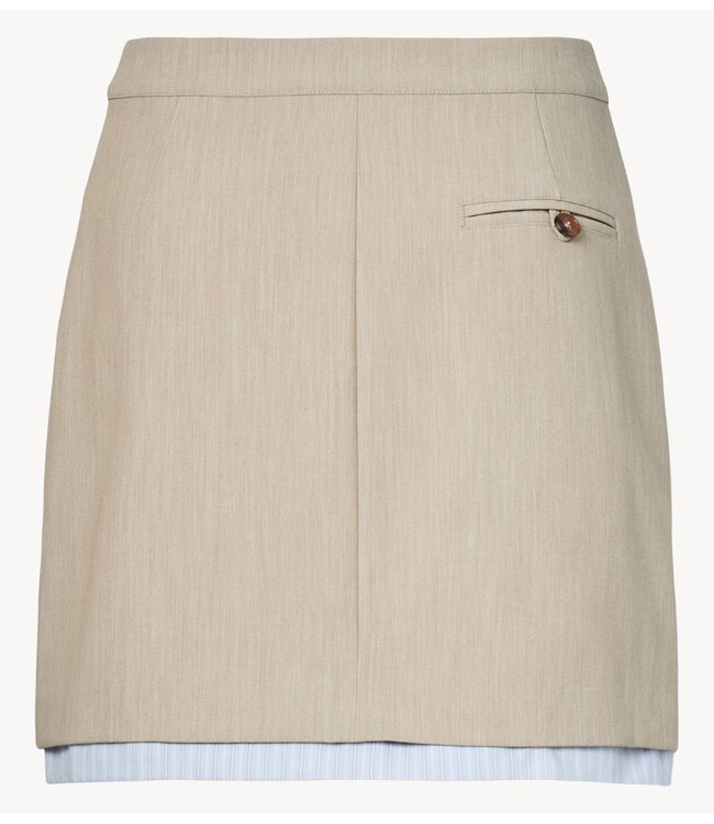 YAS Rok YASDETANA HW SKIRT S. Pelican