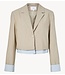 YAS Blazer YASDETANA LS BLAZER S. Oxford Tan