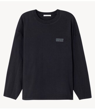 American Vintage T-Shirt GIXY longsleev NOIR LS