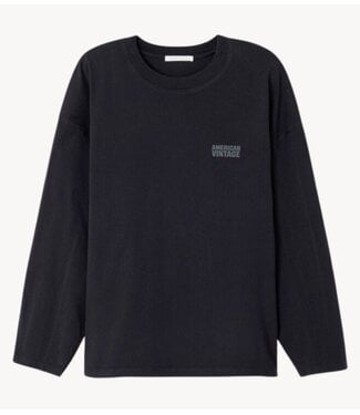 American Vintage T-Shirt GIXY NOIR LS