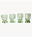 HKLIVING Glazen Nienke Sikkema for HKLIVING: glasses, peridot (set of 4)