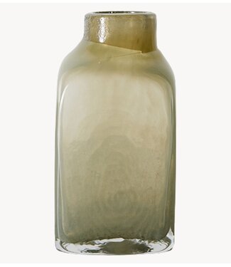HKLIVING Vaas Atelier glass vase small, pale green