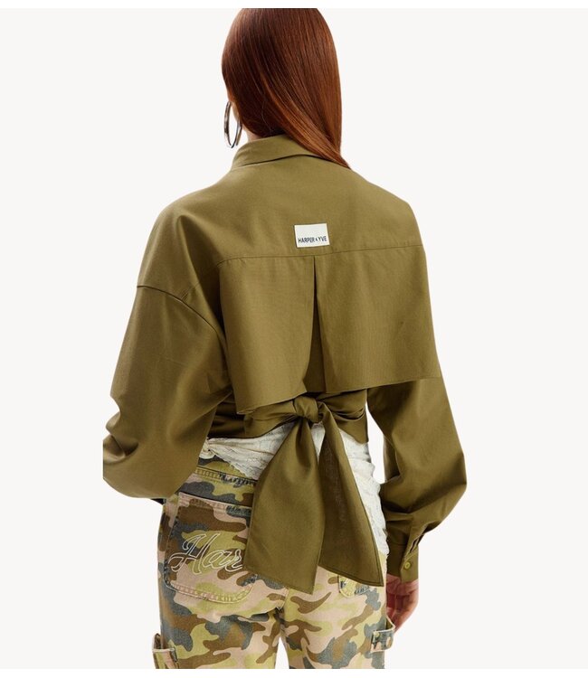 HARPER & YVE Blouse FEMKE-LS AVOCADO