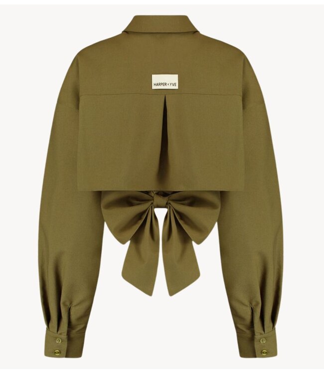 HARPER & YVE Blouse FEMKE-LS AVOCADO