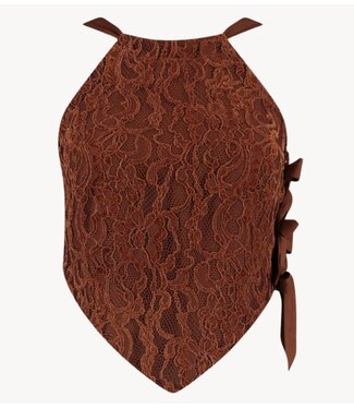 HARPER & YVE Top KEES-SS SADDLE BROWN