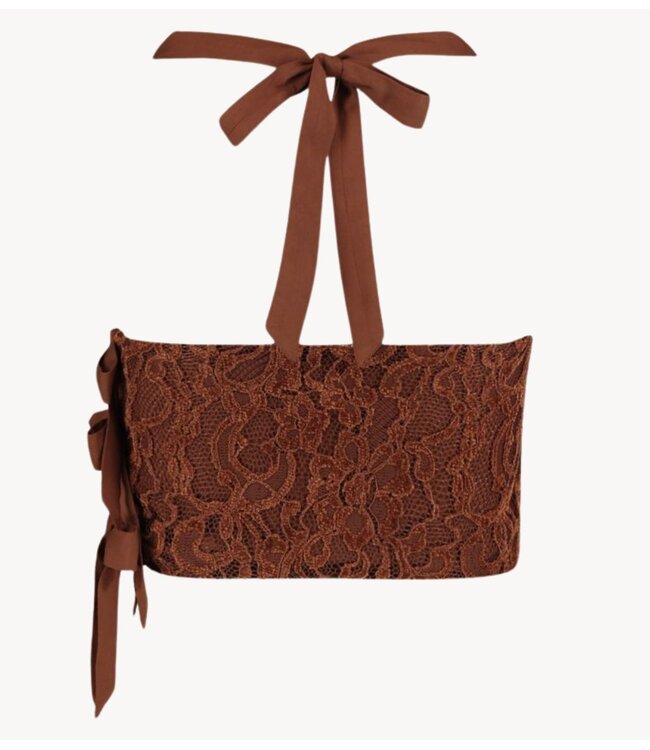 HARPER & YVE Top KEES-SS SADDLE BROWN