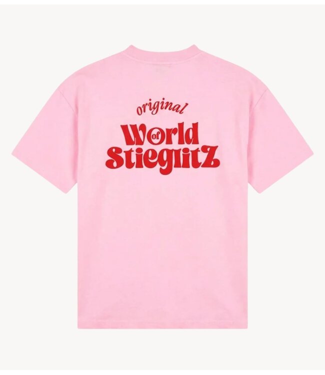 Stieglitz T-shirt World Of Stieg Oversized T-shirt Pink