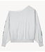 Stieglitz Trui Winny Off-Shoulder Oversized Sweater Melange grey