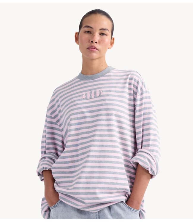 Stieglitz Shirt Pia Skate Tee Wide sleeves Pink