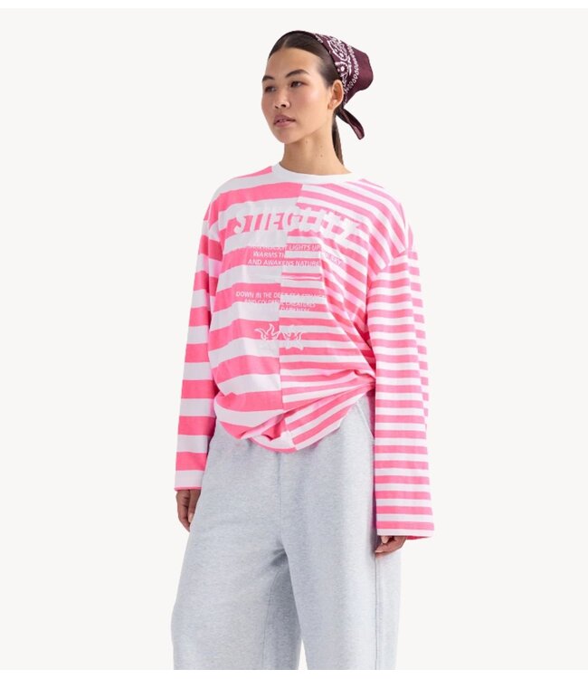 Stieglitz Shirt Tacito Skate Tee Wide Sleeves Pink