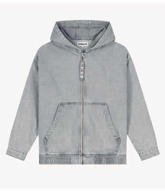 Stieglitz Vest Ado Zipped Denim Hoodie