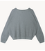 10DAYS Trui sweater thin knit sweater light graphite