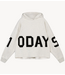 10DAYS Trui the statement logo hoodie 10DAYS365 soft white