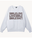 10DAYS Trui statement sweater smile white