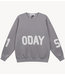 10DAYS Trui statement sweater logo light graphite