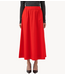 YAS Rok YASCOLEA HW ANKLE SKIRT S. NOOS fiery red