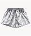 Alix The Label Broek ladies woven silver crinkle shorts SILVER