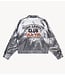 Alix The Label Jack ladies woven silver artwork jacket SILVER