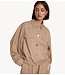 Alix The Label Jack ladies woven 2 tone jacket CAMEL