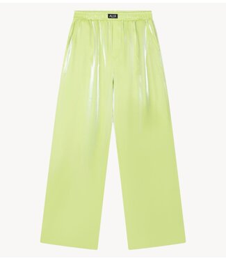 Alix The Label Broek ladies woven mix shine pants YELLOW