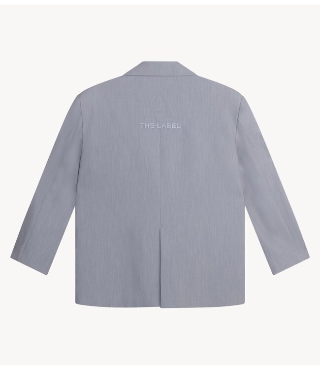 Alix The Label Blazer ladies woven clean mix blazer SOFT GREY MELANGE