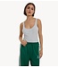 Alix The Label Top ladies knitted rib tanktop LIGHT GREY MELANGE