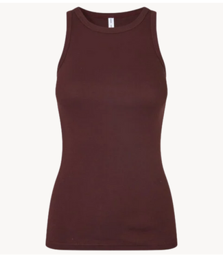 Samsøe Samsøe Top ALEXO TANK 7542 FUDGE