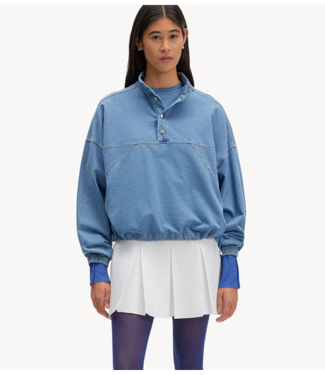 EDITED Trui Polly Sweater Denim wash