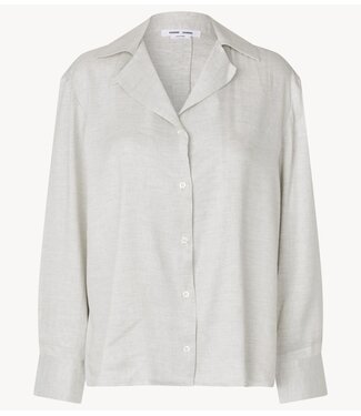 Samsøe Samsøe Blouse SAIBEN SHIRT 15931 LIGHT GREY MEL.