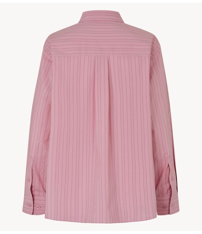 Samsøe Samsøe Blouse SALOVA POCKET SHIRT 15756 ORCHID FUDGE ST.
