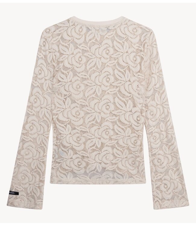 Alix The Label Top ladies woven lace top CREAM