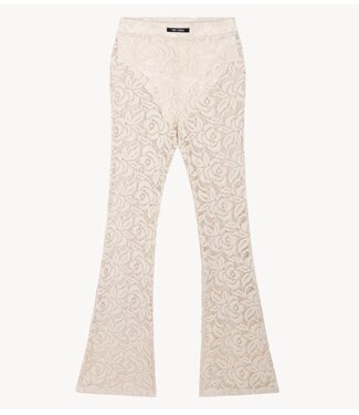Alix The Label Broek ladies woven lace pants CREAM