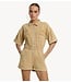 Refined Department Jumpsuit ladies woven relaxed studs jumpsuit KATE CAMEL