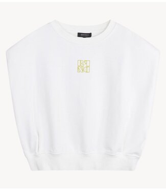 Refined Department Trui ladies knitted sleeveless oversized sweat JENNELY OFF WHITE