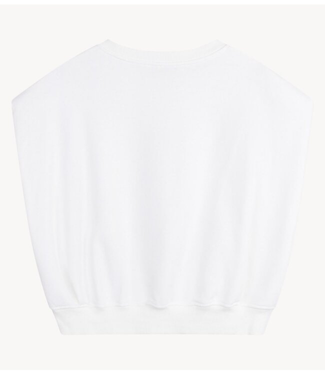 Refined Department Trui ladies knitted sleeveless oversized sweat JENNELY OFF WHITE