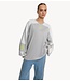 Refined Department Shirt ladies knitted oversized hockey shirt YEADY SILVER