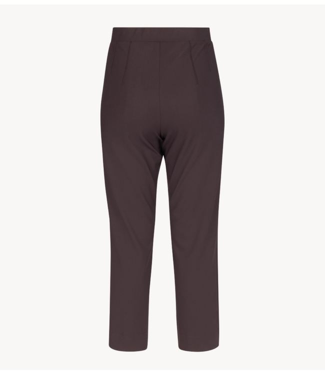 Studio Anneloes Broek Roisin bonded trousers espresso