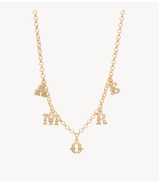 Anna+Nina Ketting Amore Choker Gold Plated