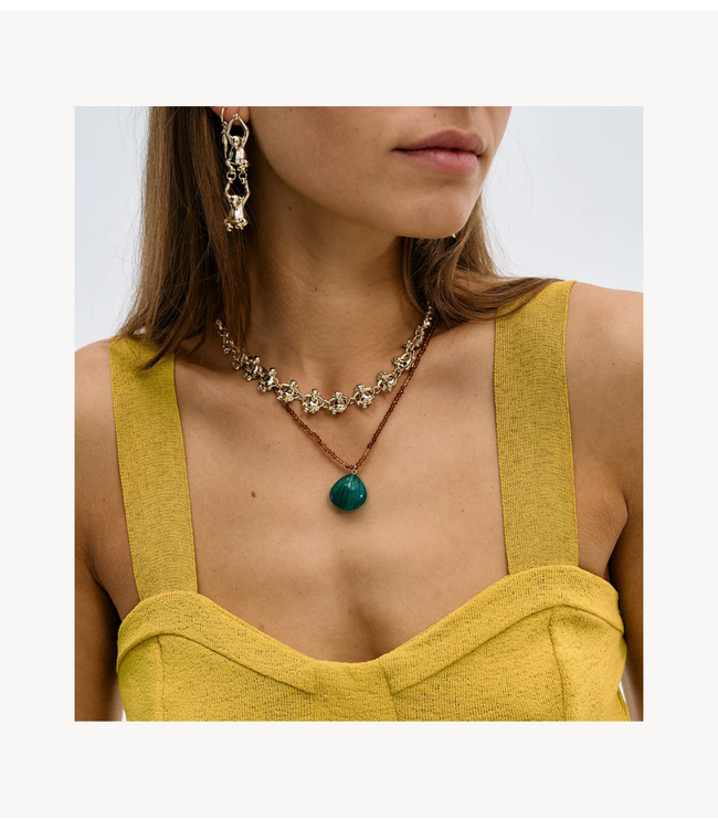 Anna+Nina Ketting Monkey Loop Choker Gold Plated