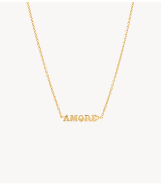 Anna+Nina Ketting Amore Necklace Gold Plated
