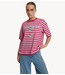Refined Department T-shirt ladies knitted oversized t-shirt LOUI SOFT PINK