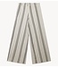 10DAYS Broek wide leg jogger stripes soft white melee