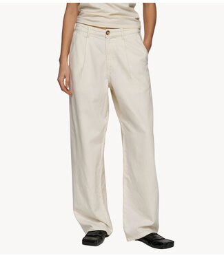 10DAYS Broek soft twill pants ecru