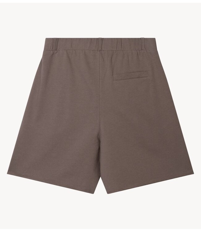 10DAYS Broek belted shorts fleece moonrock