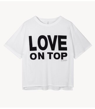 10DAYS T-shirt love tee white