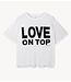 10DAYS T-shirt love tee white