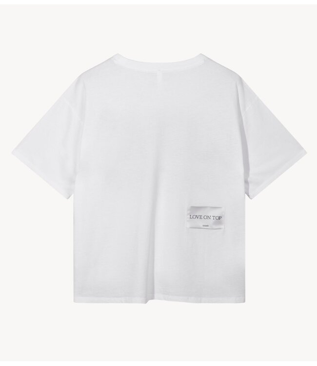 10DAYS T-shirt love tee white