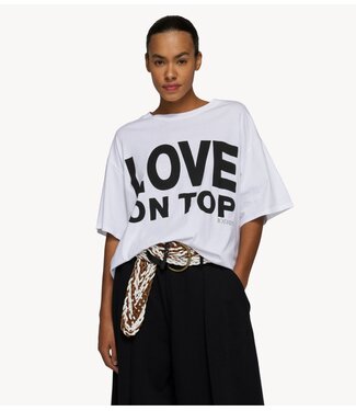 10DAYS T-shirt love tee white