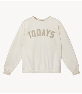 10DAYS Trui statement sweater soft vanilia