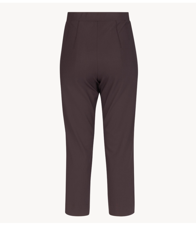 Studio Anneloes Broek Roisin bonded trousers espresso
